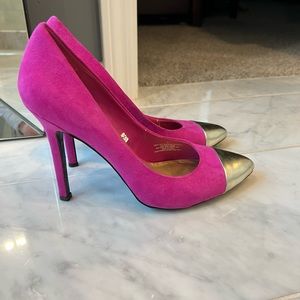 Pink heels
